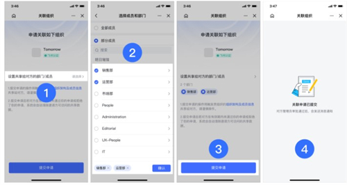 飞书配置关联组织