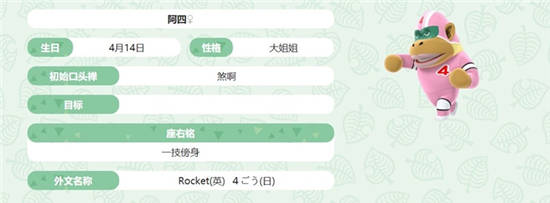 动森赛车手(猩猩)－阿四