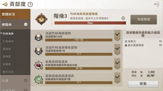 剑灵革命亚洲版等级攻略