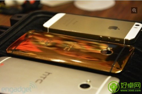 “土豪金”版HTC One亮相 闪亮你的眼球