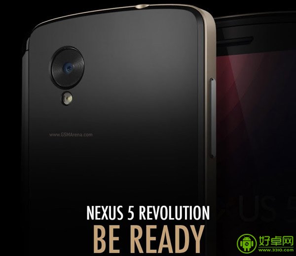 Nexus 5渲染图再次曝光 或增加土豪金版