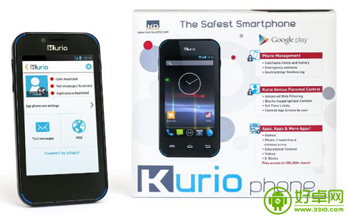 Kurio公司推最安全的儿童专用智能手机